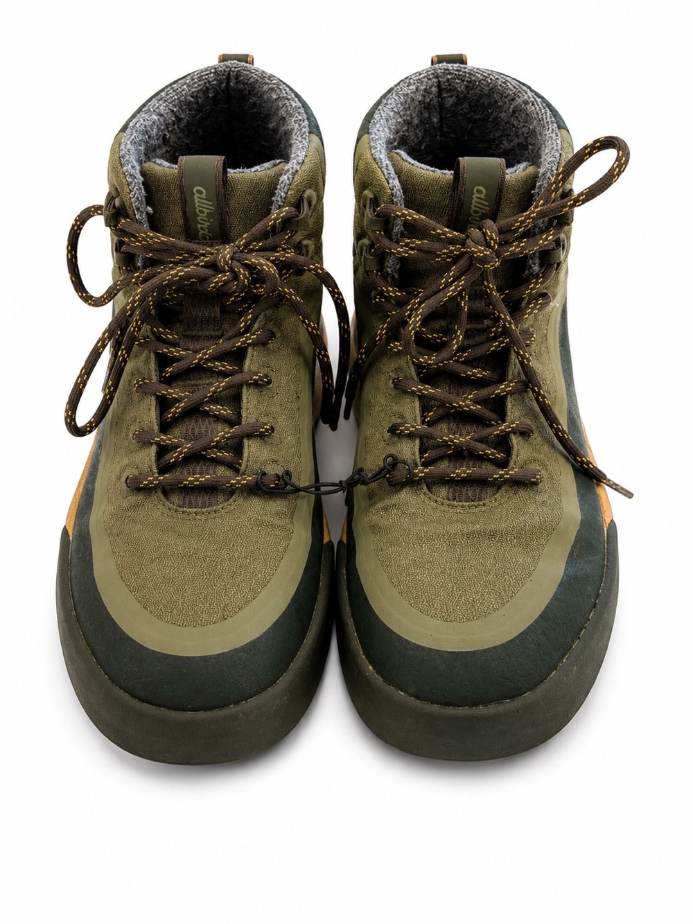 Allbirds Trail Runner SWT Mid Olive Green Wool Hiking Boots Men’s Size 11